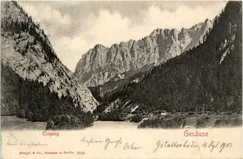 Admont und Gesäuse/Steiermark - Gesäuse: Eingang -317082