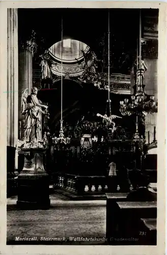 Mariazell/Steiermark - Mariazell, Wallfahrtskirche Gnadenaltar -316394