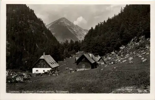 Admont und Gesäuse/Steiermark - Gesäuse: Jagdhaus b. Hartelsgraben -317982