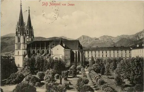 Admont und Gesäuse/Steiermark - Admont: gegen die Hallermauern -317282