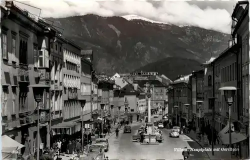 Villach/Kärnten - Villach, Hauptplatz mit Gerlitzen -317614