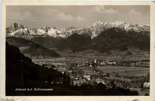 Admont und Gesäuse/Steiermark -Admont mit den Hallermauern -316654