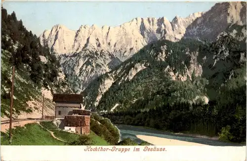 Admont und Gesäuse/Steiermark -Gesäuse mit Hochtorgruppe -316714