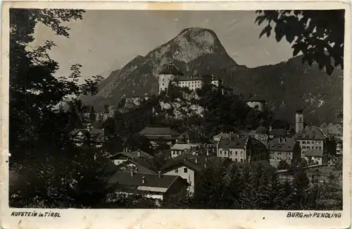 Kufstein/Tirol - Kufstein, Burg mit Pendling -317422
