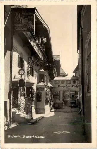 Kufstein/Tirol - Kufstein, Römerhofgasse mit Weinhaus Auracher Löchl -318324