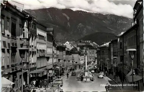 Villach/Kärnten - Villach, Hauptplatz mit Gerlitzen -317610