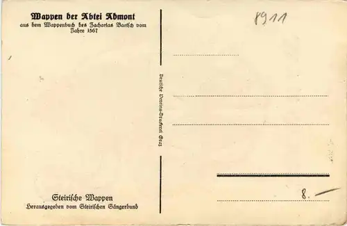 Admont und Gesäuse/Steiermark - Abtei zu Admont Wappen -318504