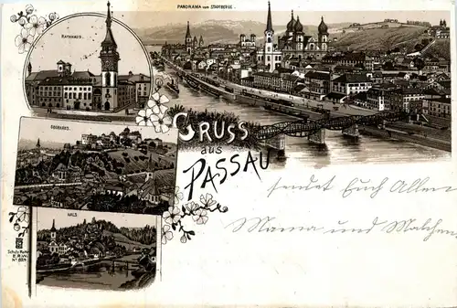 Gruss aus Passau - Litho -283860