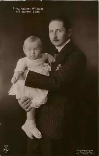 Prinz August Wilhelm mit seinem Sohn -233494
