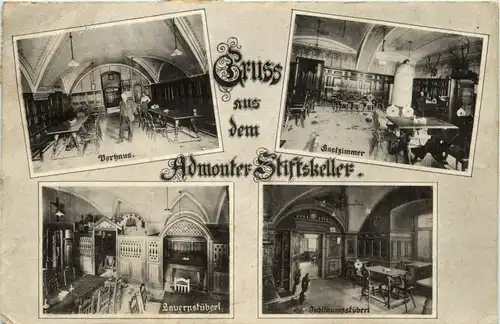 Admont und Gesäuse/Steiermark - Gruss aus dem Stiftskeller -318554