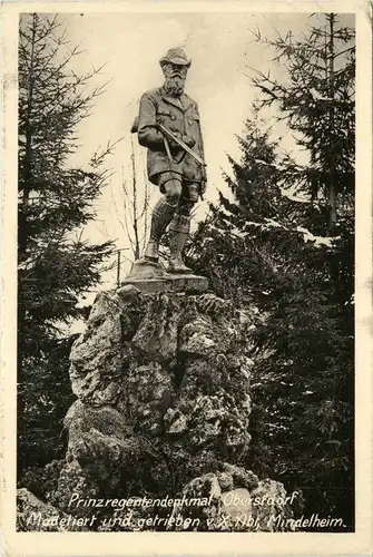 Oberstdorf/Allgäu und Umgebubung - Oberstdorf, Prinzregentendenkmal -318704