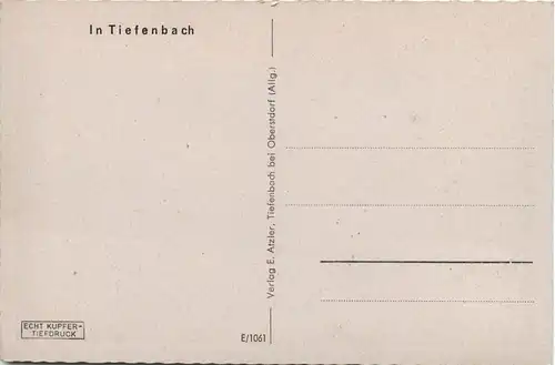 Oberstdorf/Allgäu und Umgebubung - Oberstdorf, In Tiefenbach -318790