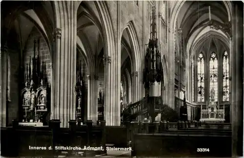 Admont und Gesäuse/Steiermark - Admont: Inneres der Stiftskirche -317298