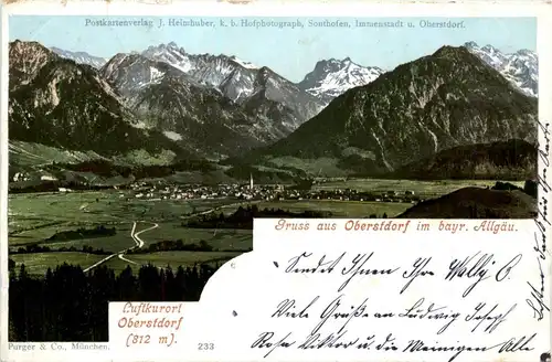 Oberstdorf/Allgäu und Umgebubung - Oberstdorf, -318680