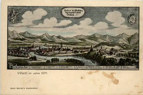 Villach/Kärnten - Villach, im Jahre 1677 -318128