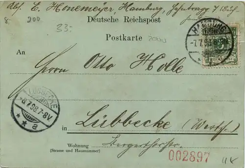 Hamburg/diverse Stadtteile - Hamburg, Jungfernstieg -319104