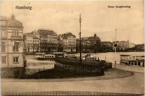 Hamburg/diverse Stadtteile - Hamburg, Neuer Jungferstieg -319164