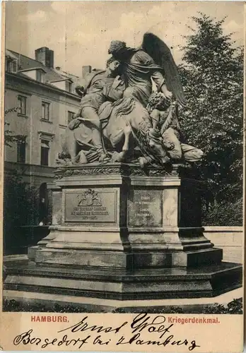 Hamburg/diverse Stadtteile - Hamburg, Kriegerdenkmal -319184