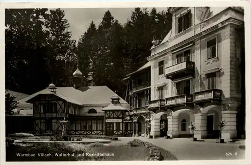 Villach/Kärnten - Villach, Warmbad, Walterhof und Kurmittelhaus -317744