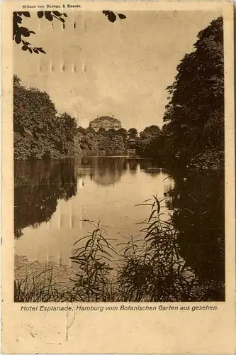 Hamburg, Hotel Esplanade, vom Botanischen Garten -319080