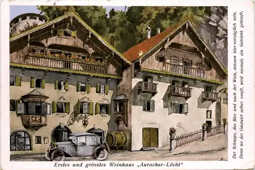 Kufstein/Tirol - Kufstein, Erstes und grösstes Weinhaus Auracher Löchl -318388