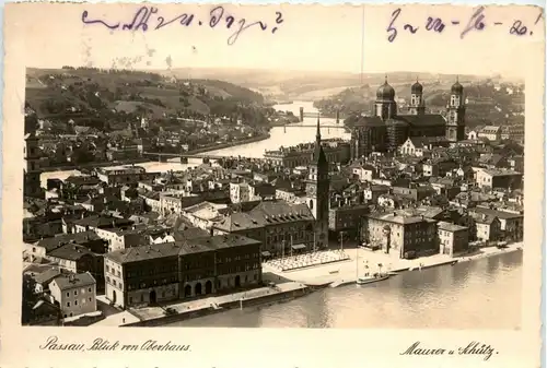 Passau/Bayern - Passau, Blick vom Oberhaus -319364