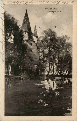 Augsburg - Fünfgrat Turm -284270