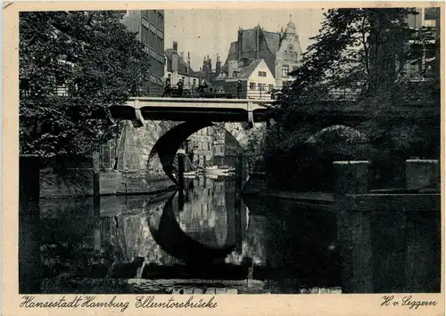 Hamburg/diverse Stadtteile - Hamburg, Ellerntorbrücke -319220