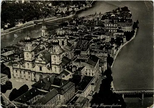 Passau/Bayern - Passau, Fliegeraufnahme -319504