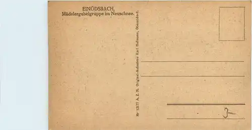 Oberstdorf, Einödsbach, Mädelergabelgruppe im Neuschnee -318768