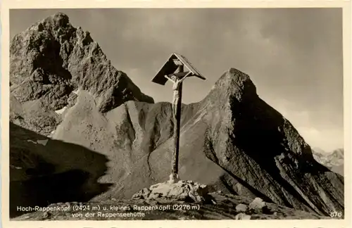 Oberstdorf, Hoch-Rappenkopf und kleines Rappenköpfl -318788