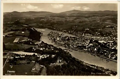 Passau/Bayern - Passau, Fliegeraufnahme -319570