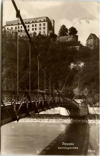 Passau/Bayern - Passau, Seilhängebrücke -319584