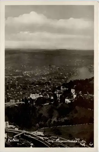 Passau/Bayern - Passau, Fliegeraufnahme -319400