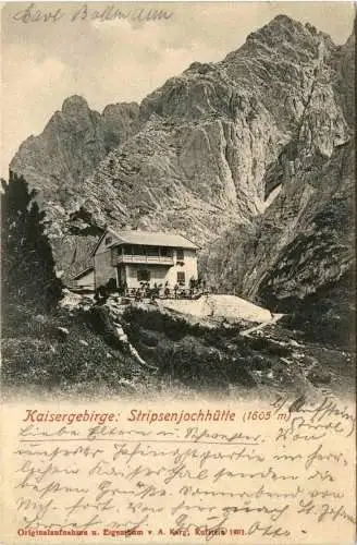 Kufstein/Tirol und rundherum - Kaisergebirge, Stripsenjochhütte -312488