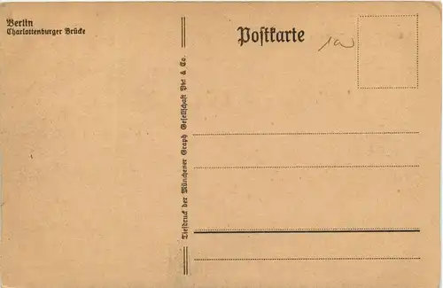 Berlin/diverse Stadtteile - Berlin, Chartlottenburger Brücke -318928