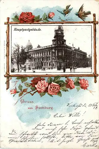 Gruss aus Hamburg - Litho -283846