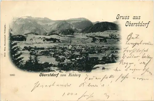 Oberstdorf/Allgäu und Umgebubung - Oberstdorf, vom Kühberg -318712