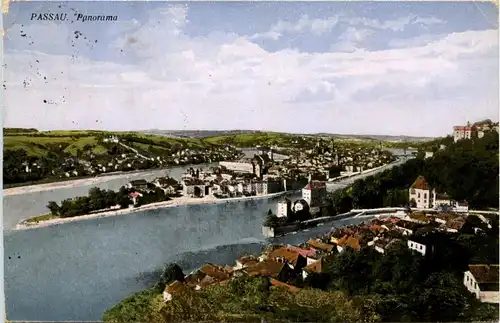 Passau/Bayern - Passau, Panorama -319732