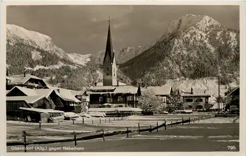 Oberstdorf/Allgäu und Umgebubung - Oberstdorf, gegen Nebelhorn -318732