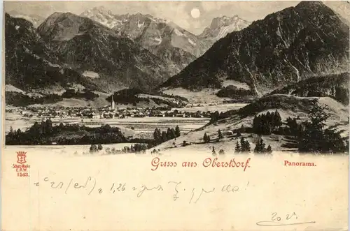 Oberstdorf/Allgäu und Umgebubung - Oberstdorf, Panorama -318752