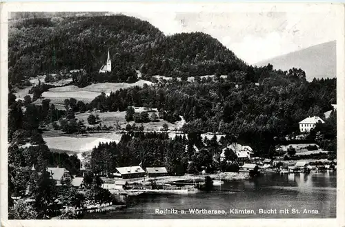 Wörthersee/Kärnten und Umgebung - Wörthersee, Relfnitz, Bucht mit St. Anna -319772