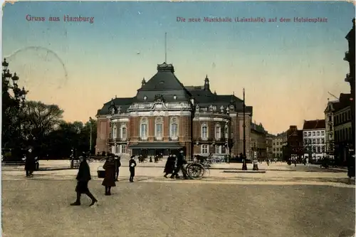 Hamburg, Die neue Musikhalle auf dem Holstenplatz -319008