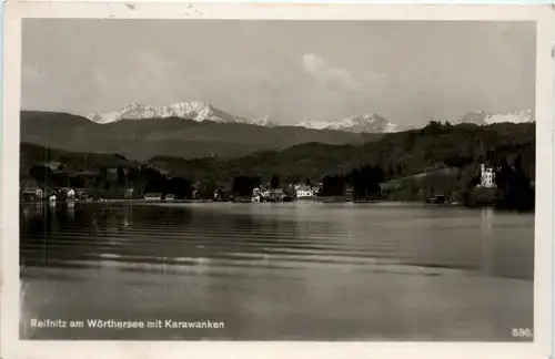 Wörthersee/Kärnten und Umgebung - Wörthersee, Reifnitz mit Karawanken -319826