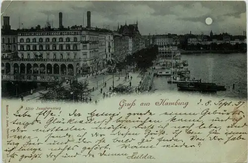 Hamburg/diverse Stadtteile - Hamburg, Alter Jungfernstieg -319108