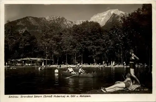 Schönau - Strandbad Schorn mit Kehlstein -284098