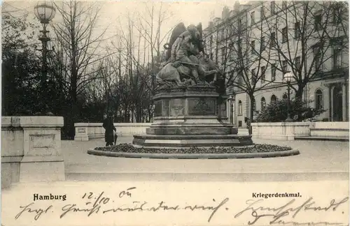 Hamburg/diverse Stadtteile - Hamburg, Kriegerdenkmal -319188