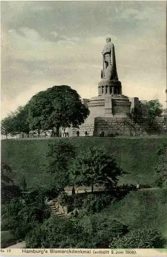 Hamburg/diverse Stadtteile - Hamburg, Bismarckdenkmal -319248