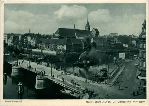 Königsberg - Blick zur alten Universität -284244