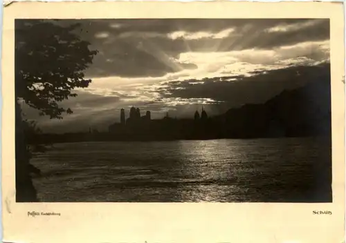 Passau/Bayern - Passau, Abenddämmerung -319408